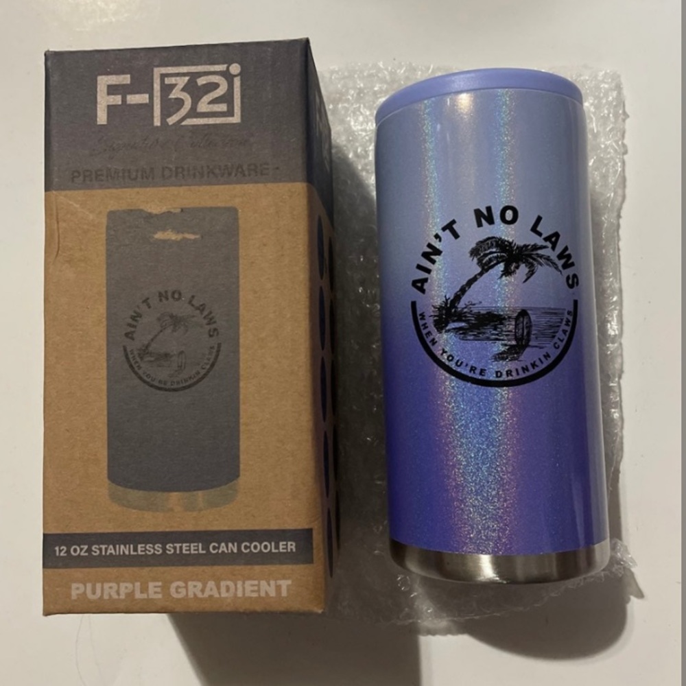 White claw Teal can coozies